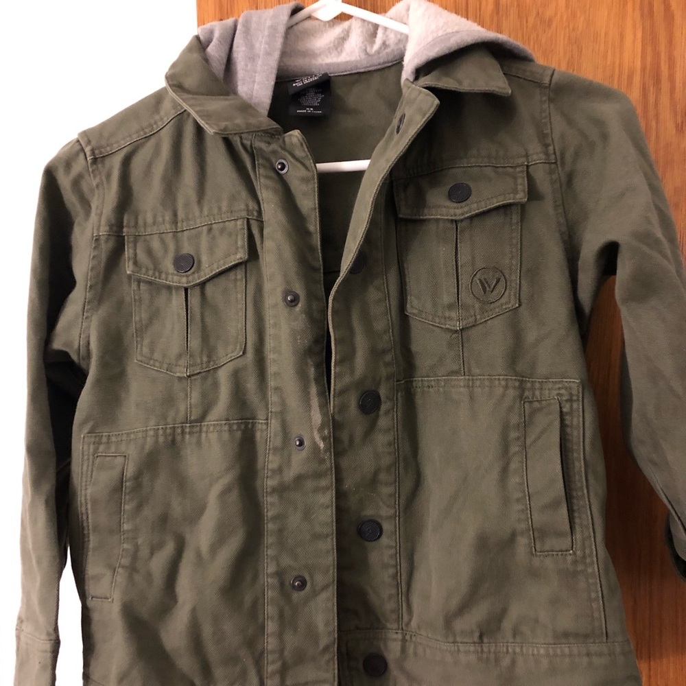 Shaun White Womens Hooded Jacket Size XS Olive